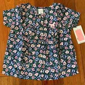 Carter’s short sleeve top NWT sz 12 mon